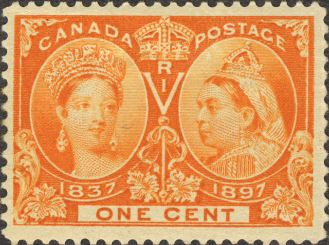 Stamp honouring Queen Victoria's Jubilee