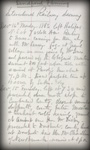 Excerpt from Fleming's journal 