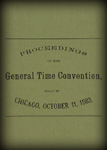 Résumé de la Convention sur le temps de 1883